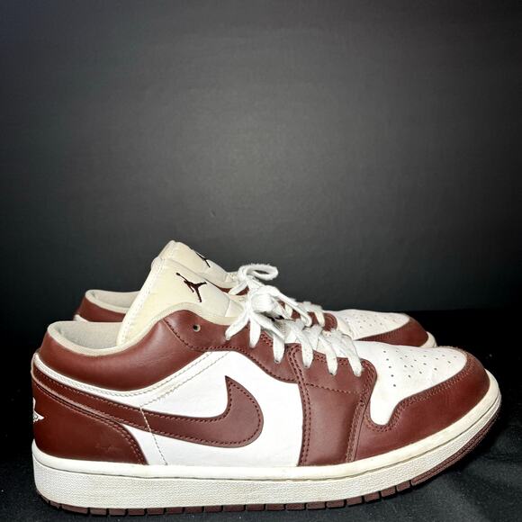 Size 11.5 - Wmns Nike Air Jordan 1 Low Bronze Eclipse Women's Shoes - Picture 1 of 8